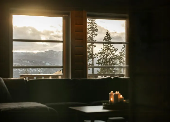 Familievennlig Hytte Ved Skiloypene Pa Fla * Фло