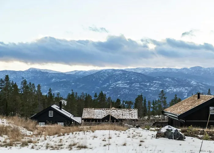度假居 Familievennlig Hytte Ved Skiloypene Pa Fla